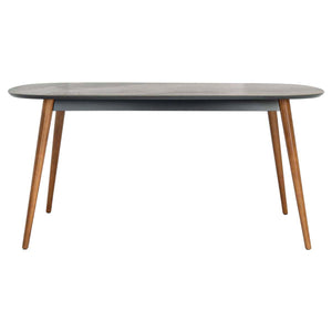 Pedro Mid-Century Dining Table - Black | Safavieh Couture - SFV8703A