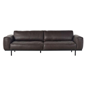 Safavieh Couture Elyssa Leather Sofa - Grey