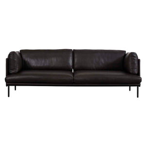 Safavieh Couture Harriet Leather Sofa - Grey