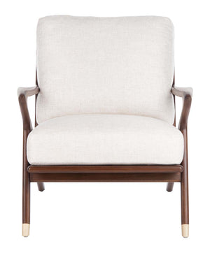 Safavieh Couture Killian Mid-Century Accent Chair - Cream
