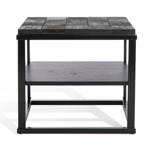 Brodie Side Table | Safavieh Couture - Charred Black