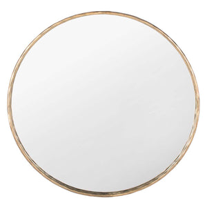Safavieh Couture Renee Round Metal Mirror - Brass