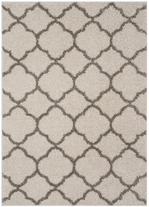 Geometric Area Rug, SG168B, 120 X 180 cm in Ivory / Grey