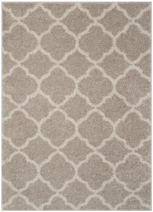 Geometric Area Rug, SG168F, 120 X 180 cm in Light Grey / Ivory