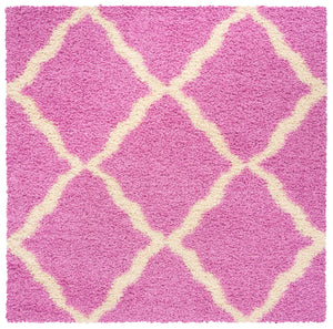 Safavieh Dallas Shag Rug Collection SGDS257I - Pink / Ivory