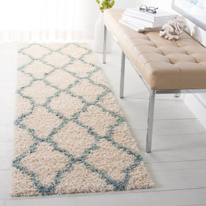Safavieh Dallas Shag Rug Collection SGDS257J - Ivory / Seafoam