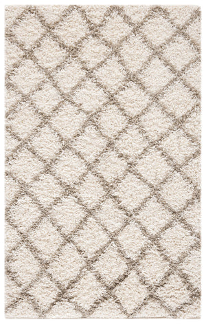 Safavieh Dallas Shag Rug Collection SGDS258B - Ivory / Beige