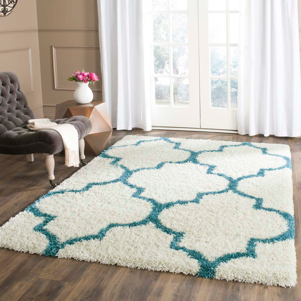 Safavieh Sgk-Shag Kids Rug Collection SGK566C - Ivory / Blue