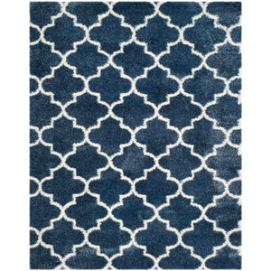 Safavieh Sgm-Montreal Shag Rug Collection SGM832A - Blue / Ivory