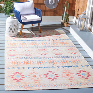 Safavieh Summer Rug Collection SMR420A - Ivory / Red