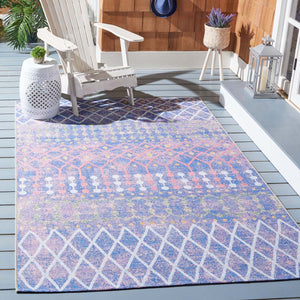 Safavieh Summer Rug Collection SMR452M - Blue / Light Blue