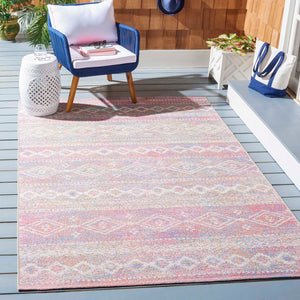 Safavieh Summer Rug Collection SMR498A - Ivory / Pink