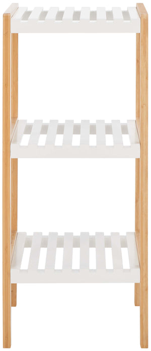 Safavieh  Paxter 3 Tier Shelf - White / Natural
