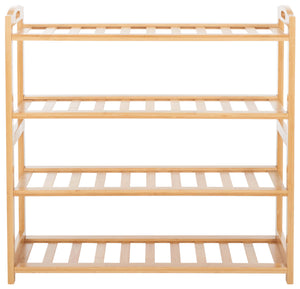 Safavieh Angford 4 Tier Shelf - Natural Bamboo