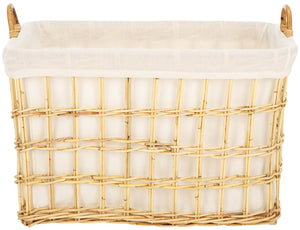 Safavieh Kari Basket W/ Liner - Natural / White