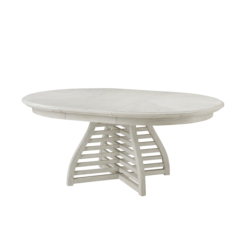 Breeze Slatted Extending Dining Table | Theodore Alexander - TA54025