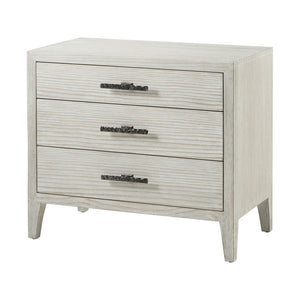 Breeze Three Drawer Nightstand | Theodore Alexander - TA60036