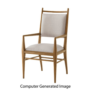 Nova Dining Arm Chair II | Theodore Alexander - TAS41024.1BYB