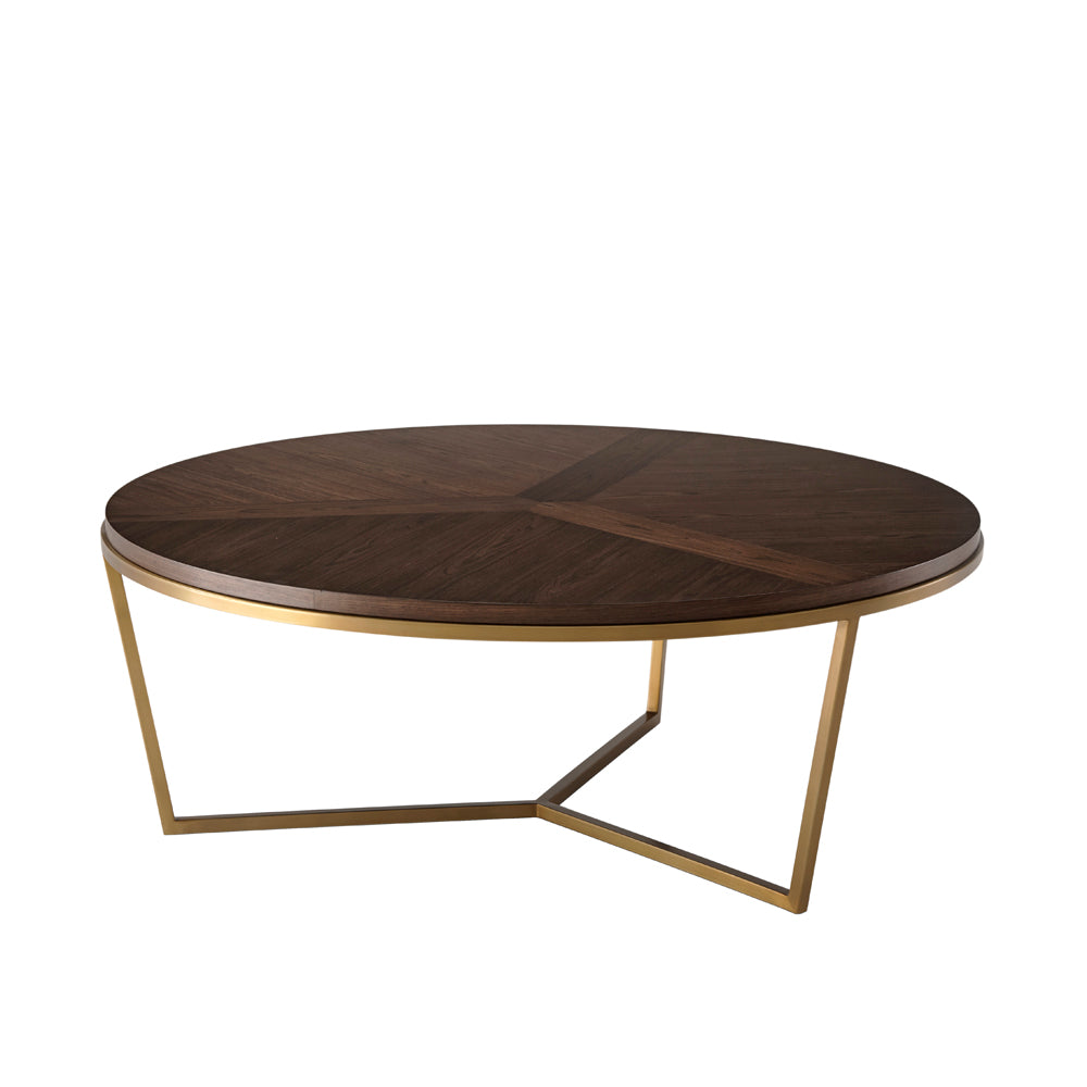 Fisher Round Cocktail Table | Theodore Alexander - TAS51023.C096