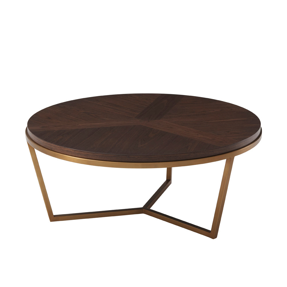Small Fisher Round Cocktail Table | Theodore Alexander - TAS51033.C096
