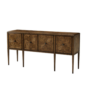 Nova Four Door Rectangular Credenza | Theodore Alexander - TAS61043.C254