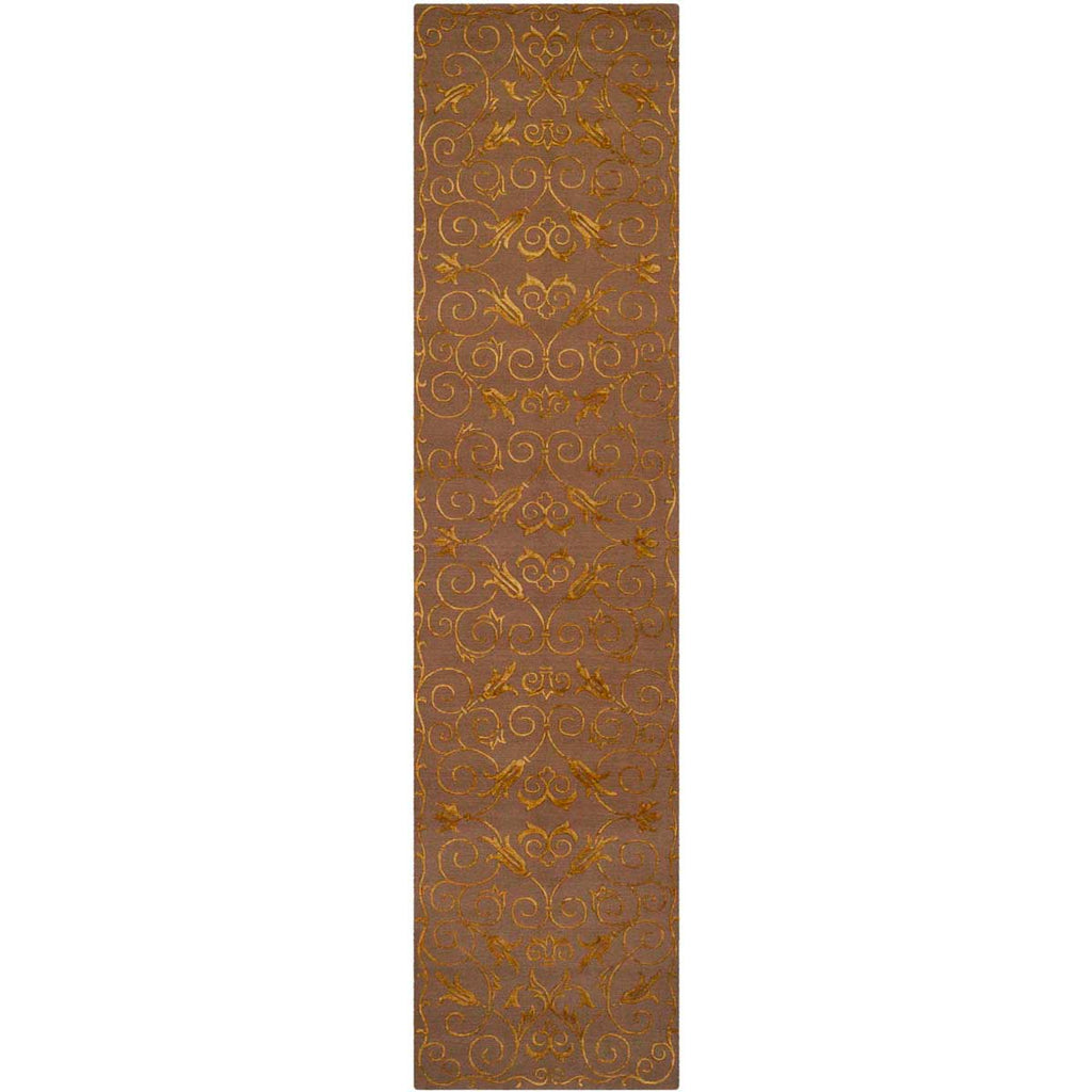 Safavieh Tibetan Rug Collection TB417K - Deep Bronze