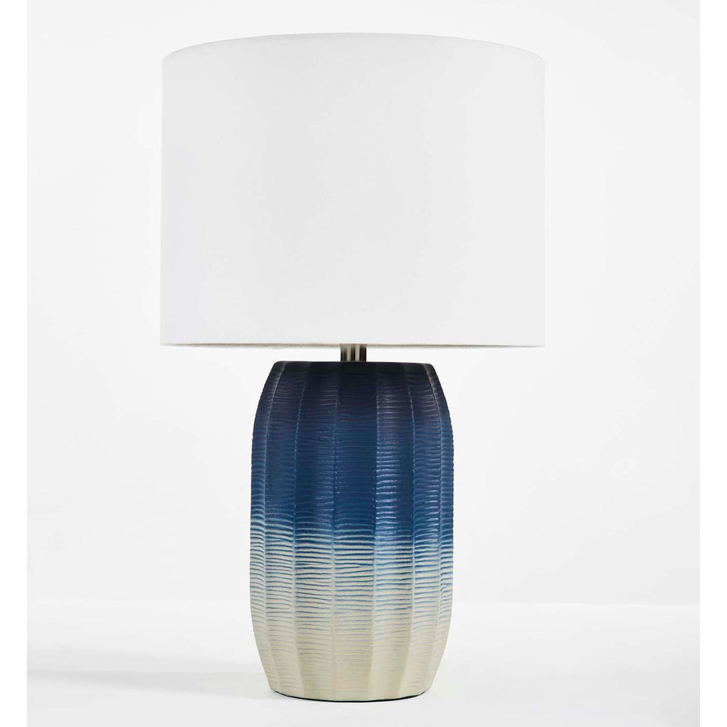 Safavieh Adley Table Lamp - Blue / White