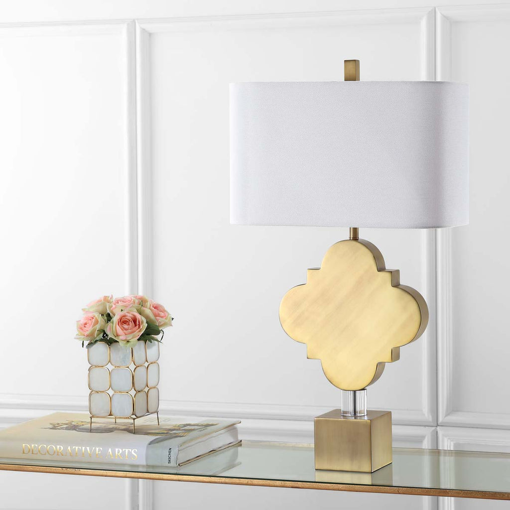 Safavieh Marina Trellis 31.5 Inch H Table Lamp -Gold