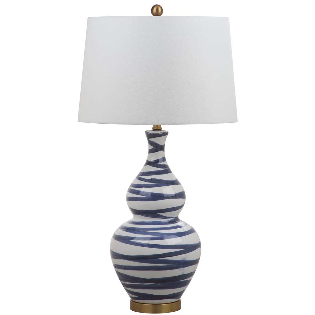 Safavieh Aviana Table Lamp-White/Blue