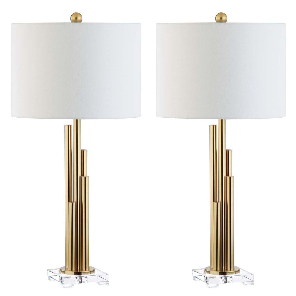 Safavieh Hopper Table Lamp-Brass Gold (Set of 2)