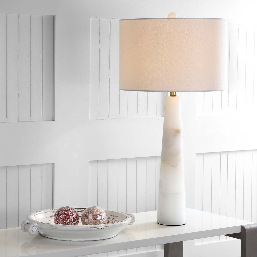 Safavieh Delilah Alabaster Table Lamp-White