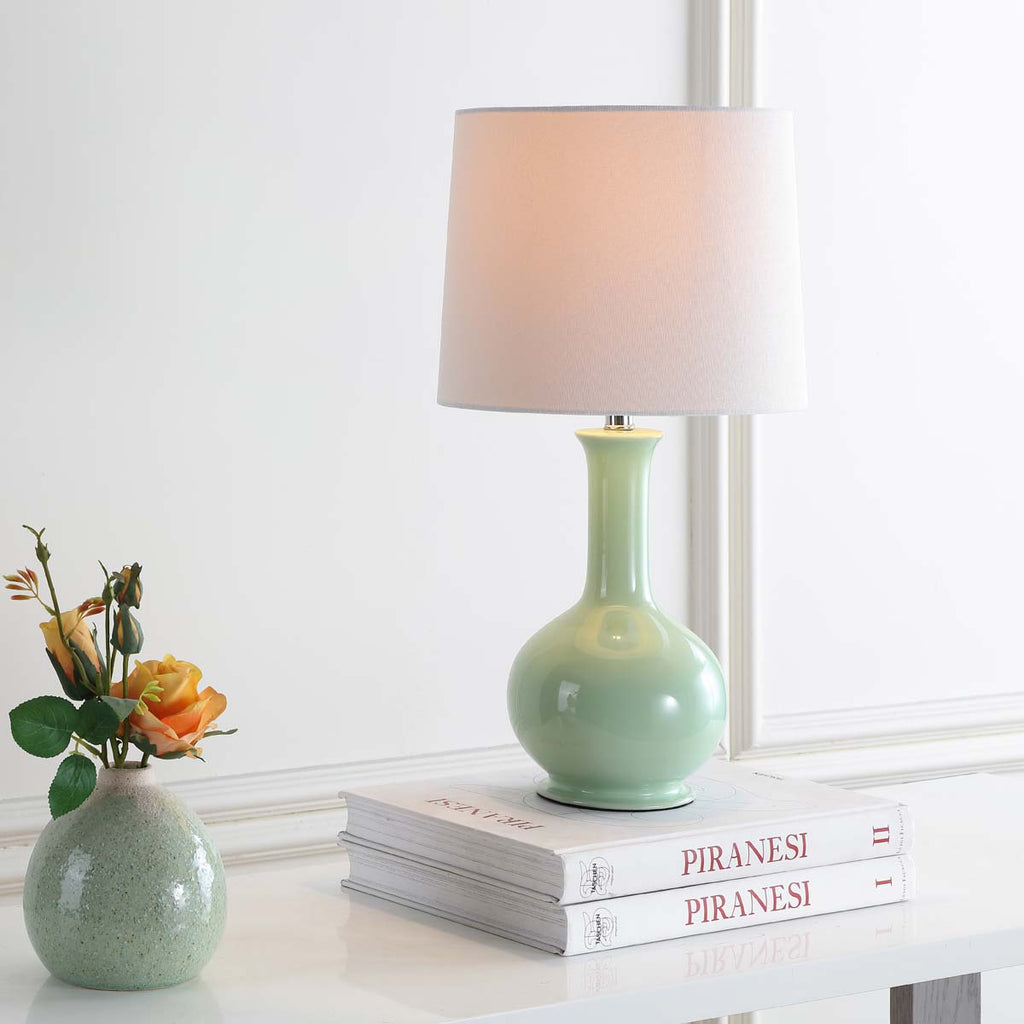 Safavieh Minton Table Lamp-Light Green