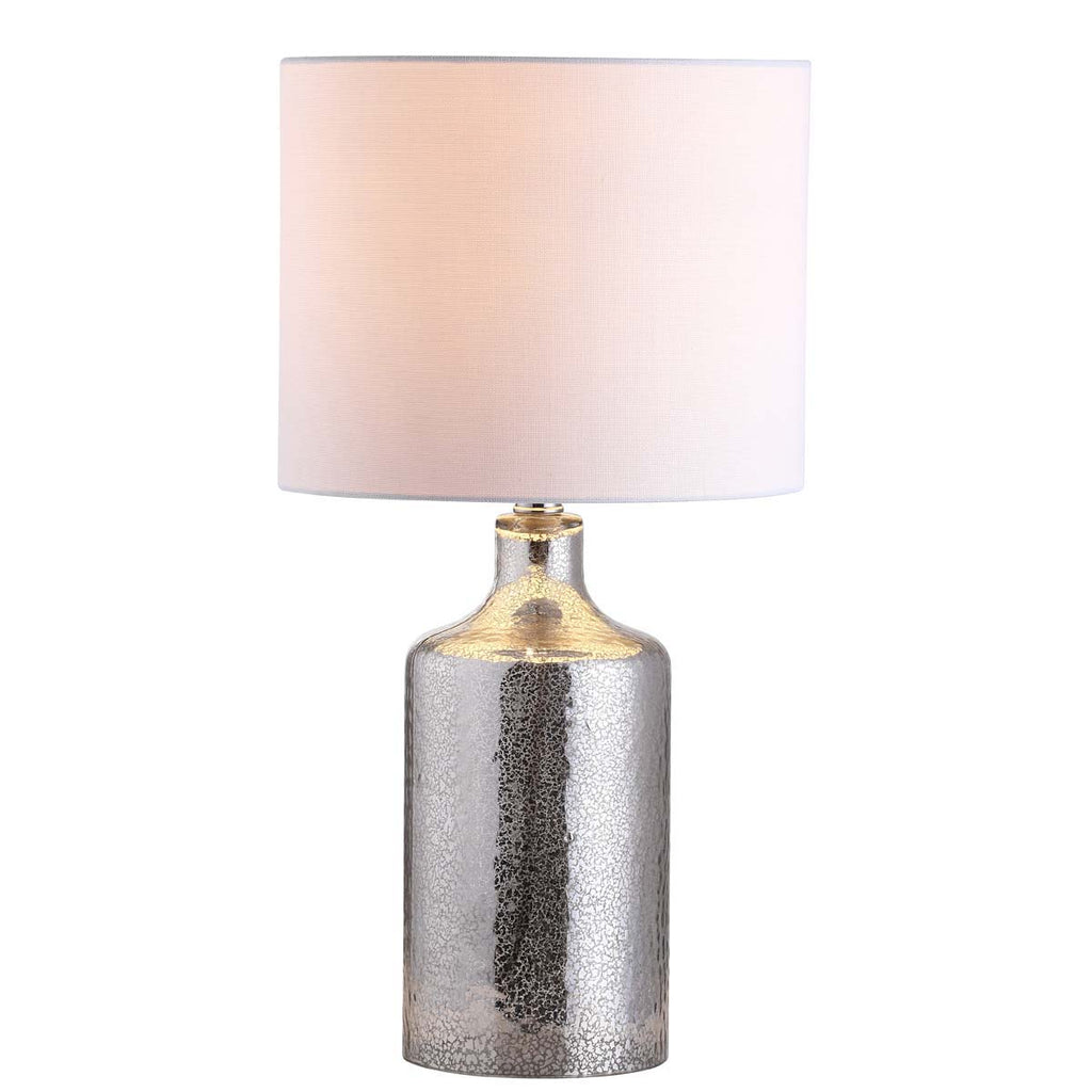 Safavieh Danaris Table Lamp-Silver/Ivory