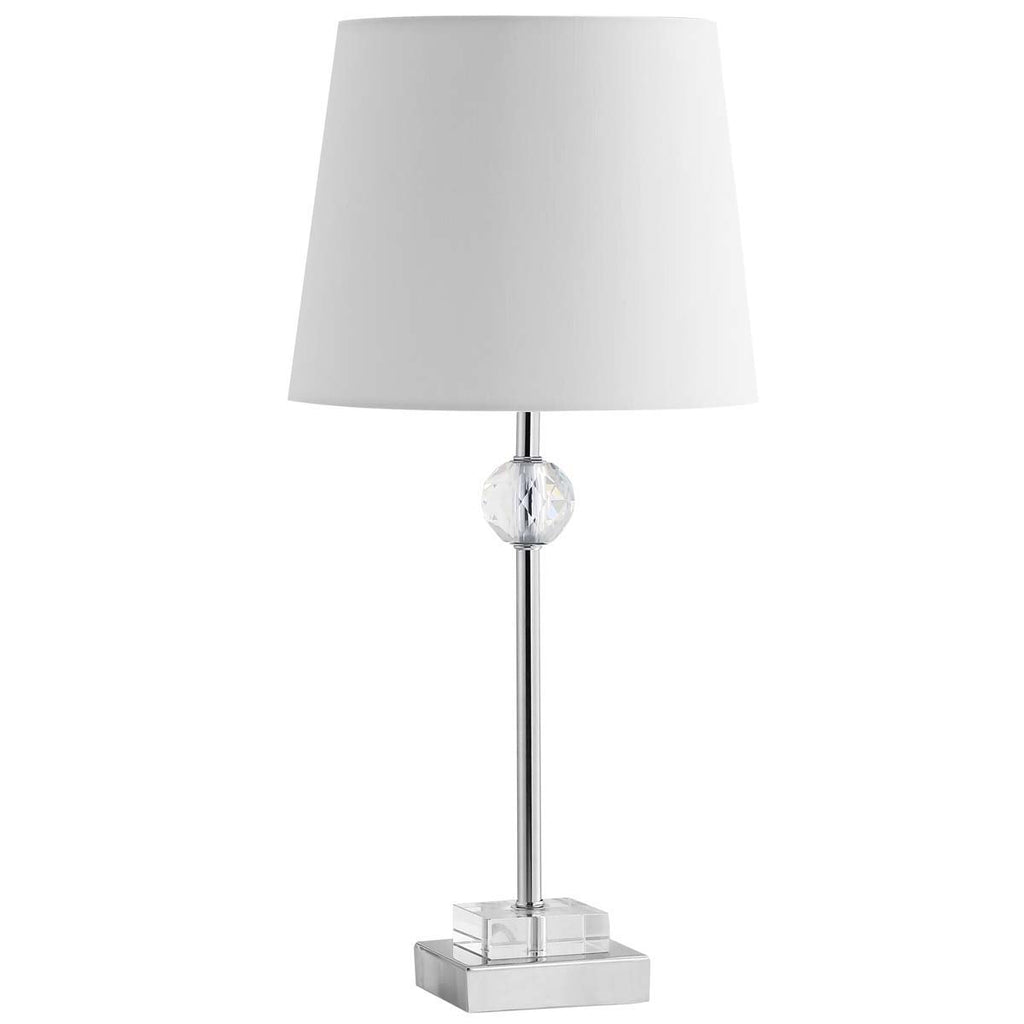 Safavieh Procton Table Lamp-Clear/Chrome