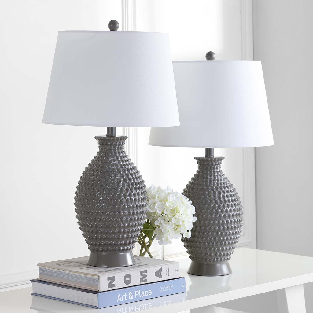 Safavieh Rosten Table Lamp-Grey (Set of 2)