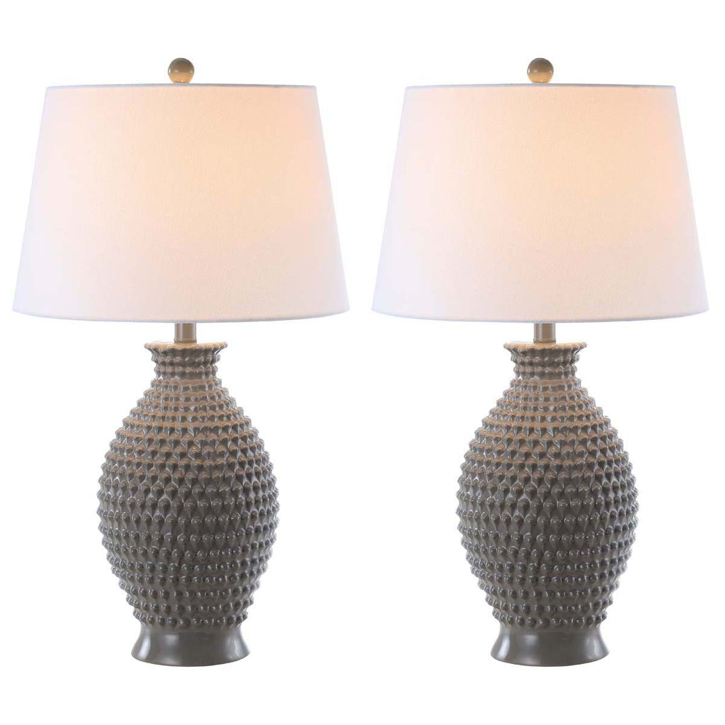 Safavieh Rosten Table Lamp-Grey (Set of 2)