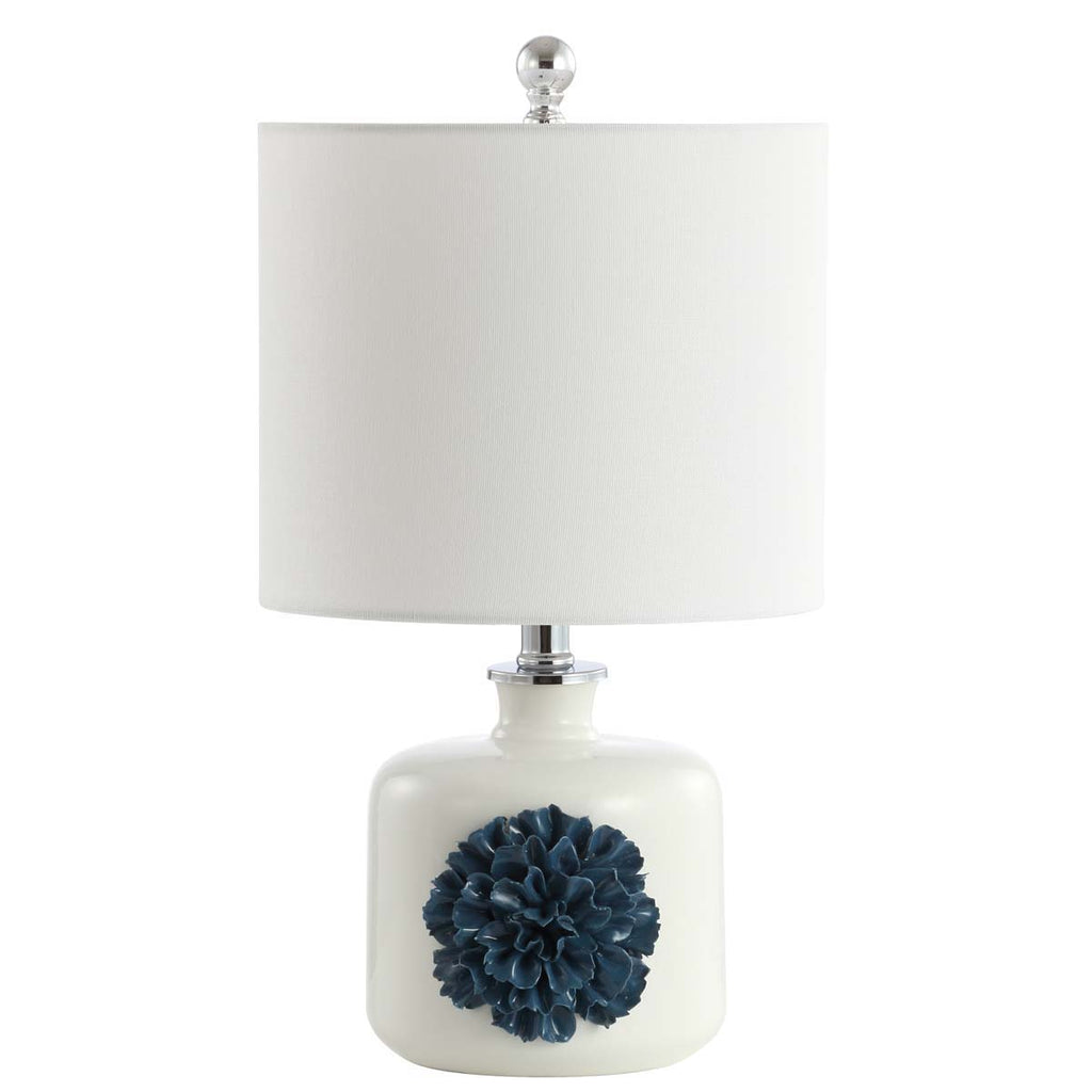 Safavieh Olinda Table Lamp-White/Blue