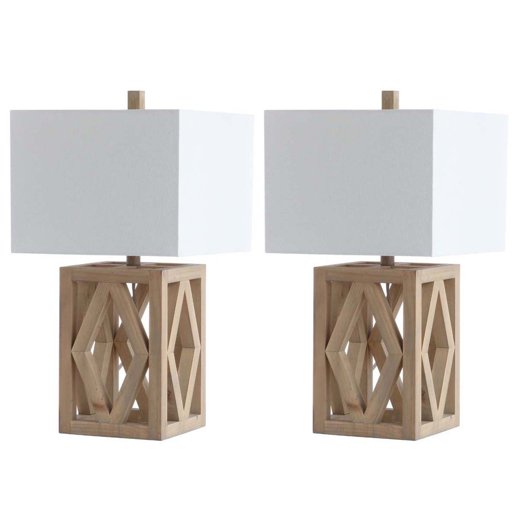 Safavieh Turner Table Lamp-Brown (Set of 2)