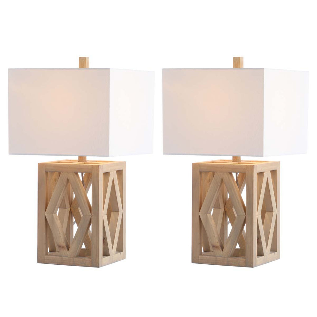 Safavieh Turner Table Lamp-Brown (Set of 2)