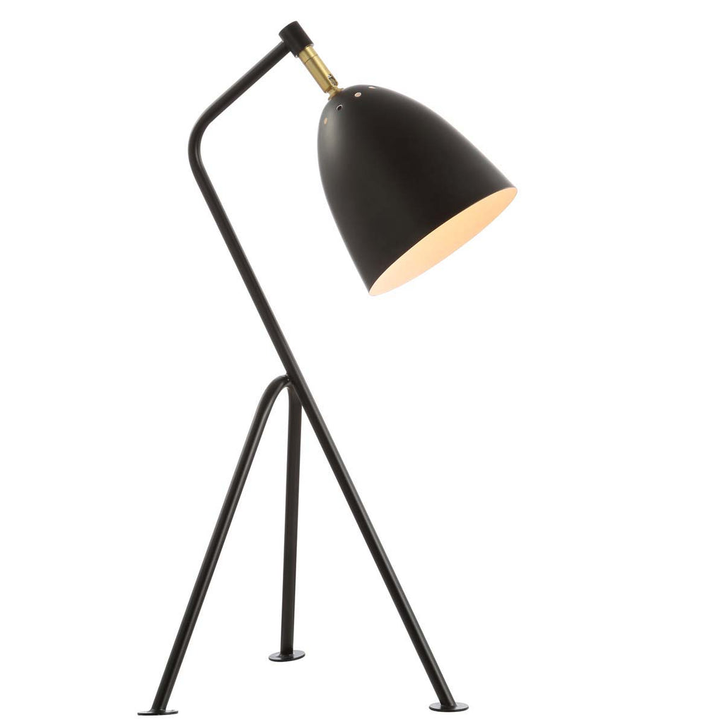 Safavieh Dariel Task Table Lamp-Black/Brass Gold