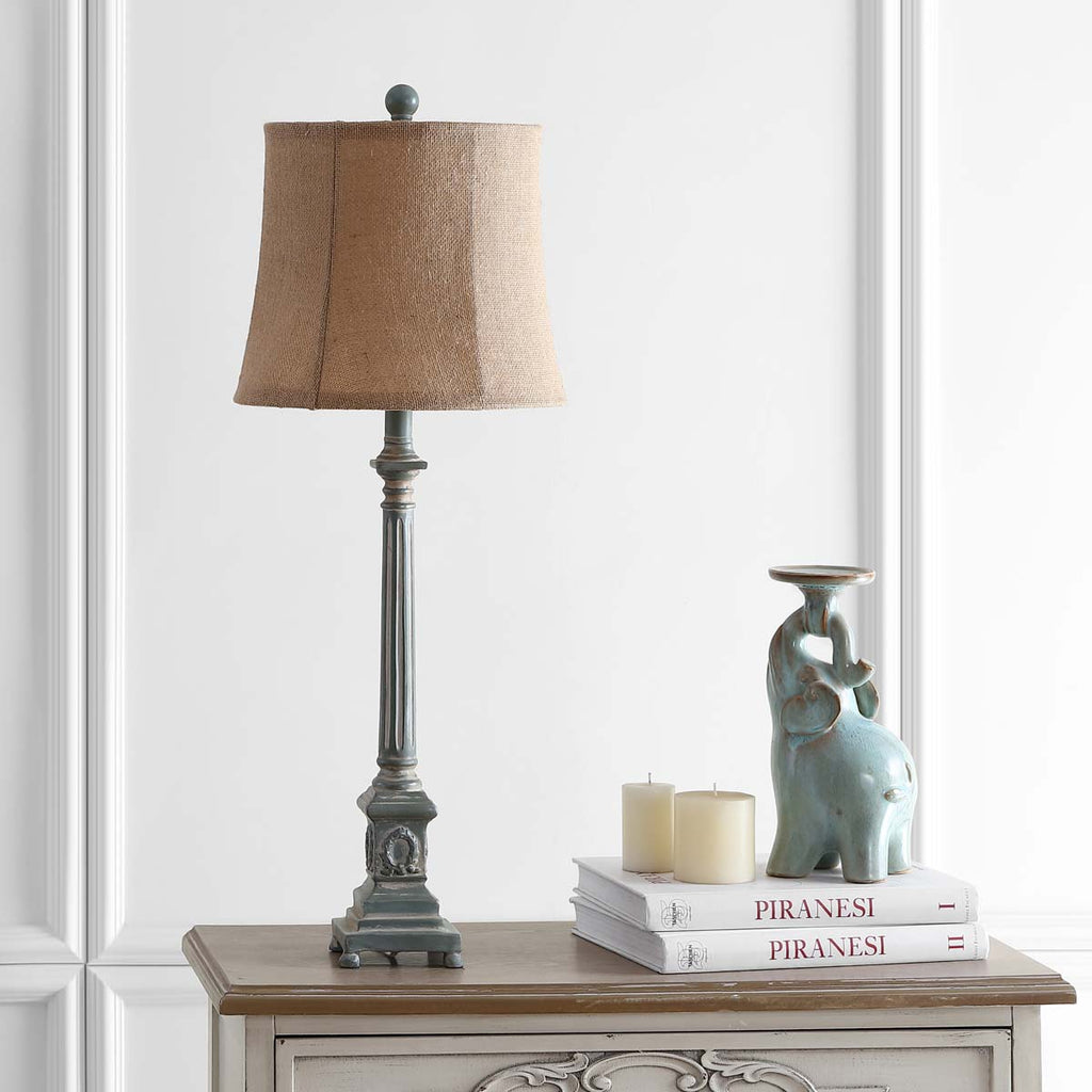 Safavieh Collin Table Lamp-Antique Blue