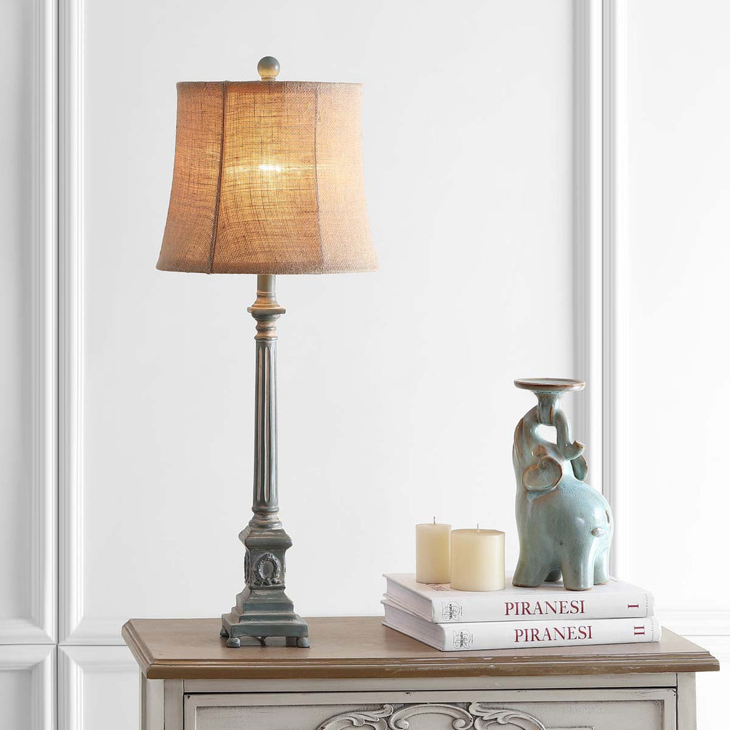 Safavieh Collin Table Lamp-Antique Blue