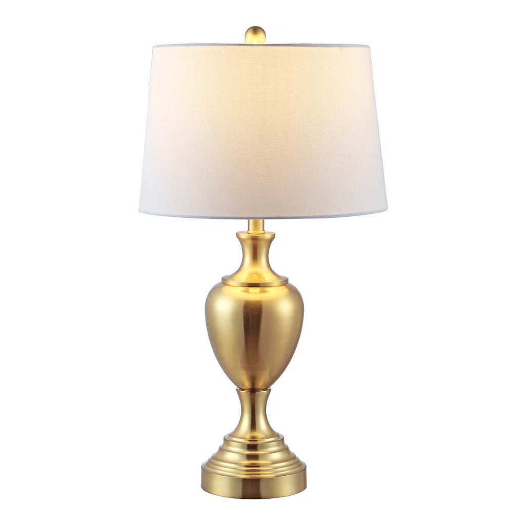 Safavieh Poppy Iron Table Lamp - Brass