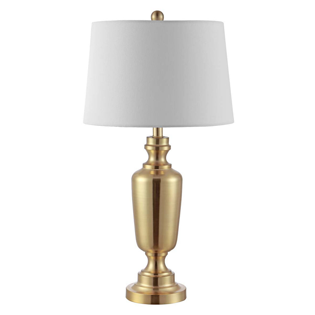 Ezra Iron Table Lamp | Safavieh - TBL4252 - Brass