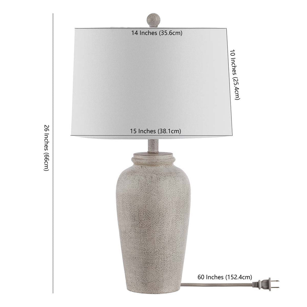 Safavieh Sabrin Table Lamp - Creme
