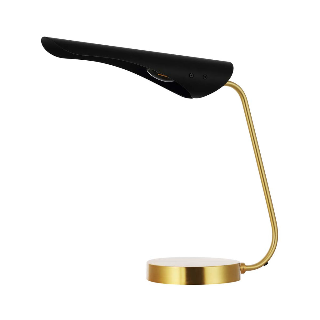 Safavieh Fynn, 16.5 Inch, Iron Table Lamp Black / Brass