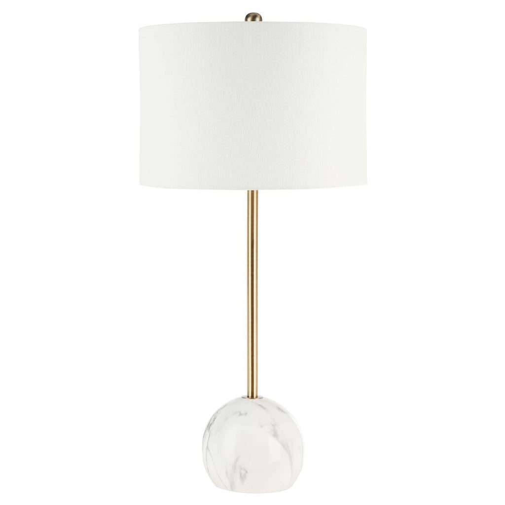 Safavieh Kyrene Table Lamp - White Marble