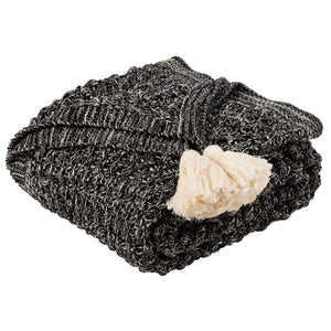 Pennie Knit Tassel Throw | Safavieh - THR215