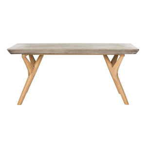 Pacey Indoor Outdoor Modern Concrete 16.54 Inch H Coffee Table | Safavieh -  VNN1018