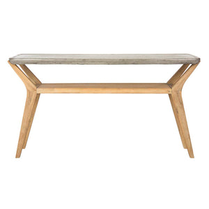 Babette Indoor Outdoor Modern Concrete 29.53 Inch H Console | Safavieh -  VNN1020
